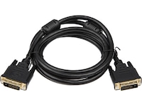 DVI-D kabel 2m (sort) Monitor