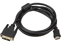 DVI til HDMI kabel 2m (sort) Monitor