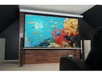 Elite Screens 100" 4K Elektrisk lærred Projektorleærred