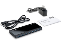 TP-Link UH700 USB 3.0 7-Port Hub Dockingstation og USB-hub