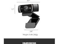 Logitech C922 30FPS 1080P Professional Streaming Webcam Webkameraer