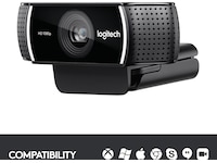 Logitech C922 30FPS 1080P Professional Streaming Webcam Webkameraer