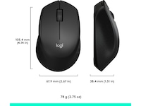 Logitech M330 Silent Plus trådløs Computermus (sort) Mus