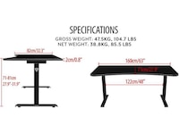 Arozzi Arena Gaming Desk (hvid) Gamingdesk
