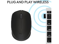 Logitech M171 Trådløs Mus Sort Mus