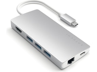 Satechi MultiPort 4K Docking V2 (sølv) Dockingstation og USB-hub