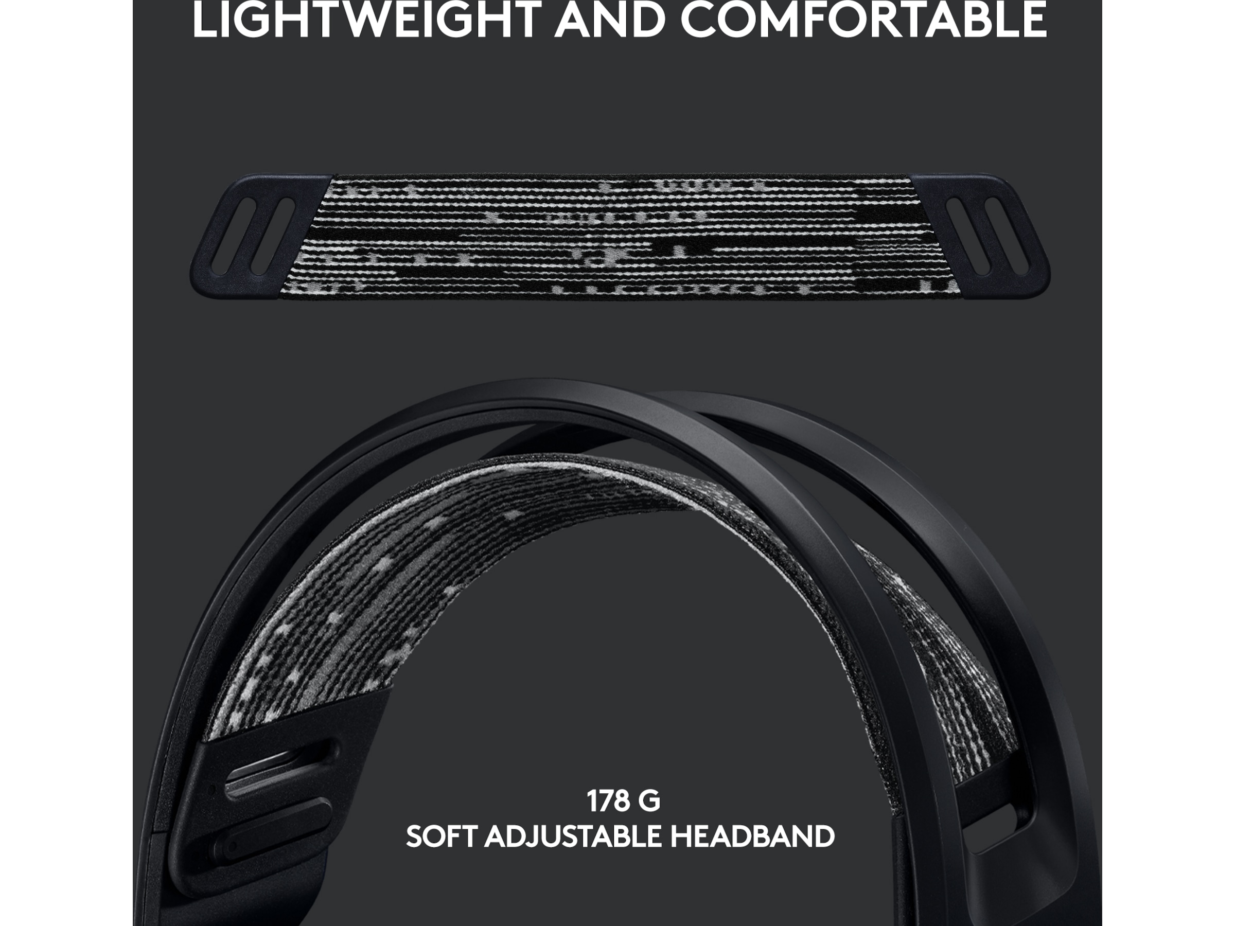 Logitech G733 LIGHTSPEED Trådløst Gaming Headset (sort) Gamingheadset