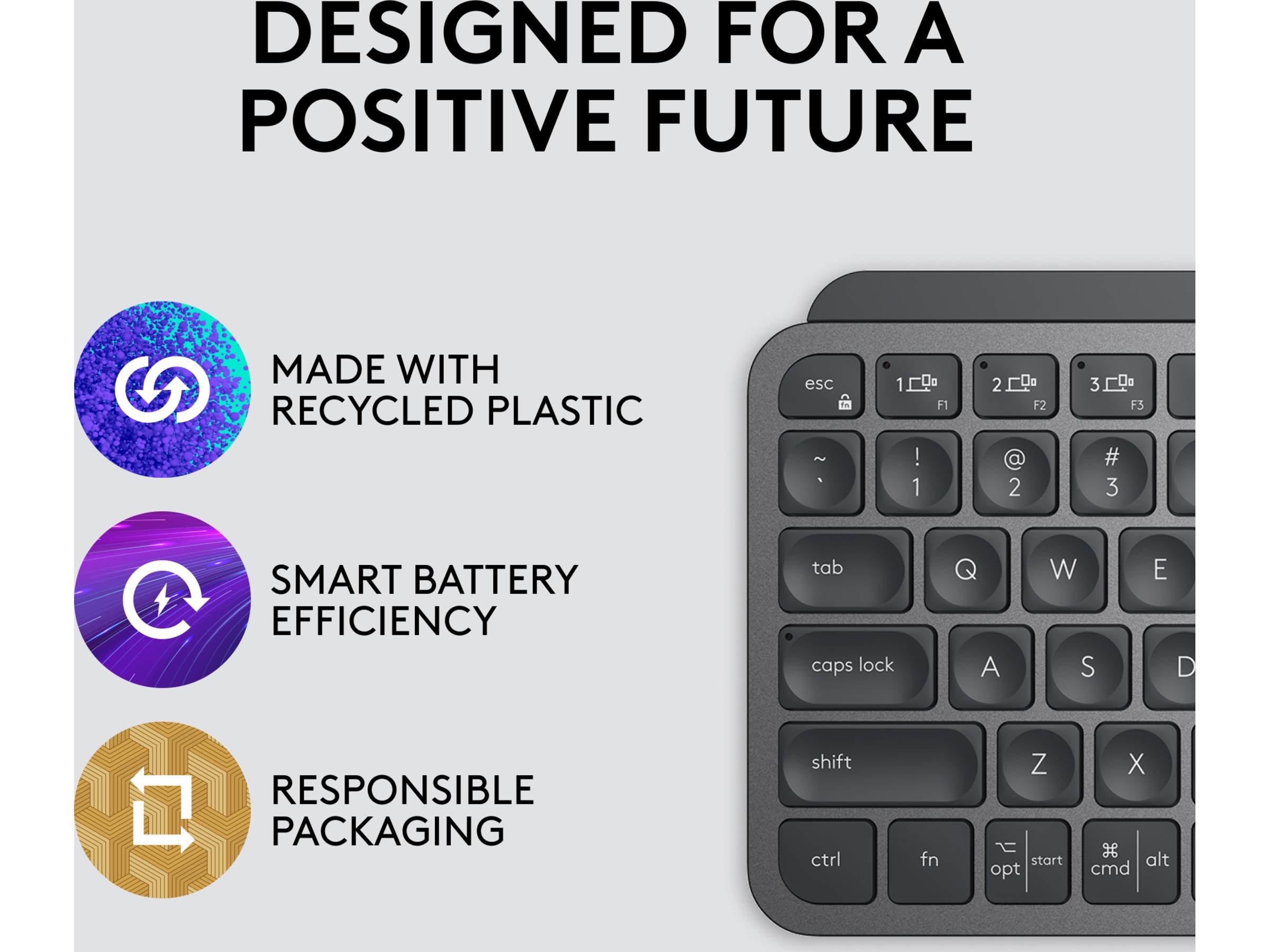 Logitech MX Keys Mini - GRAPHITE Keyboards