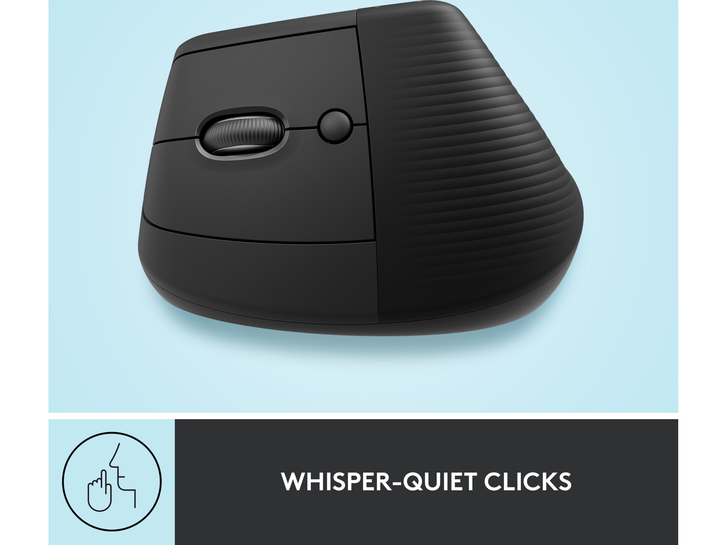 Logitech Lift Vertikal Venstre mus (graphite) Mus