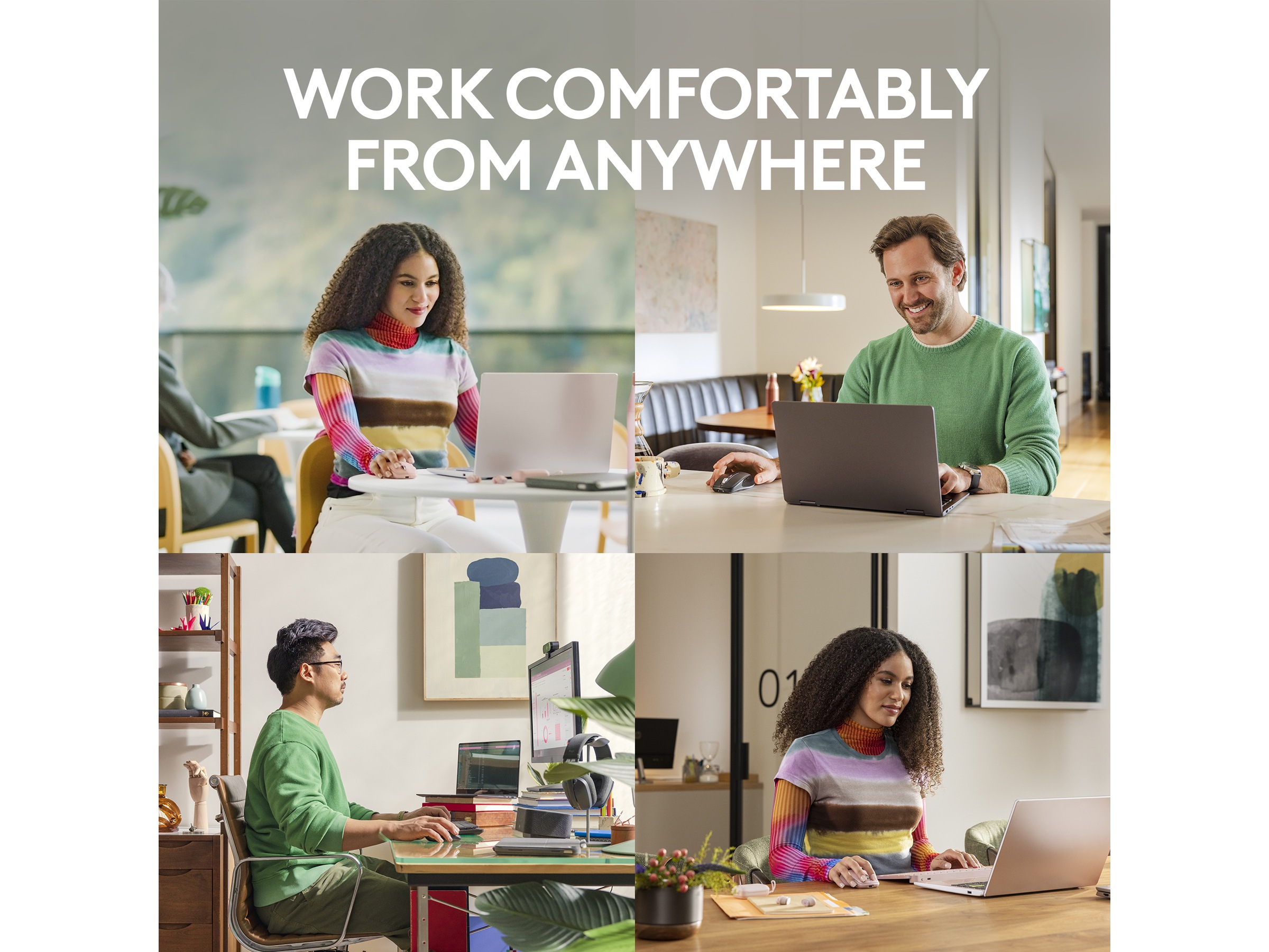 Logitech MX Anywhere 3S trådløs mus (pale grey) Mus