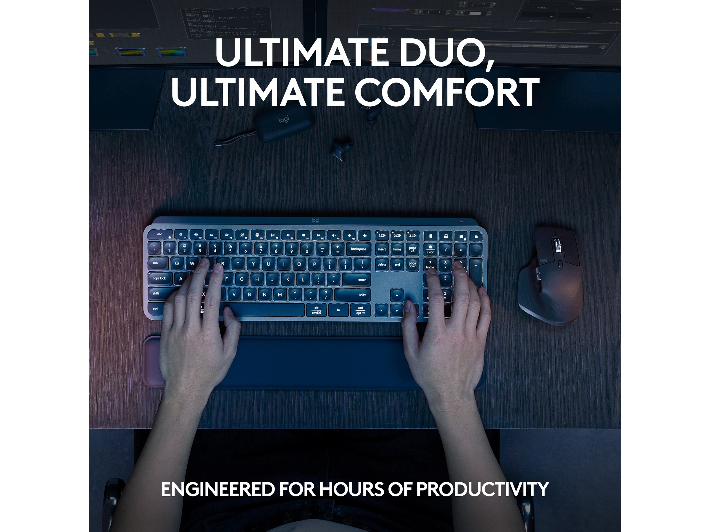 Logitech MX Keys S bundle (graphite) Keyboards