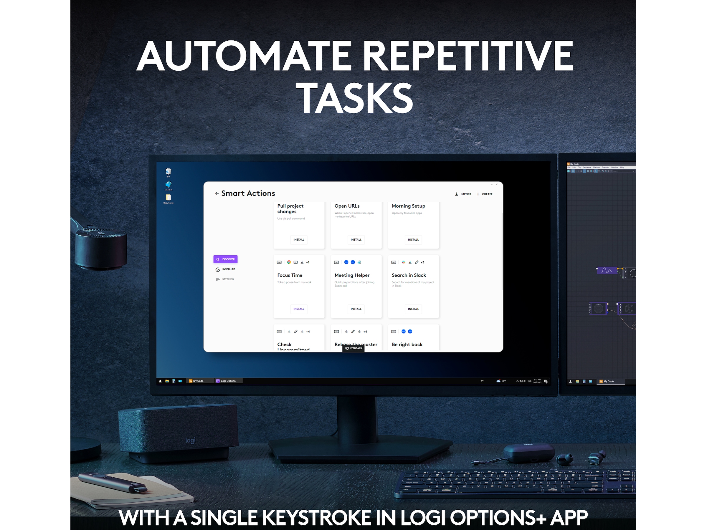 Logitech MX Keys S trådløst tastatur (pale grey) Keyboards
