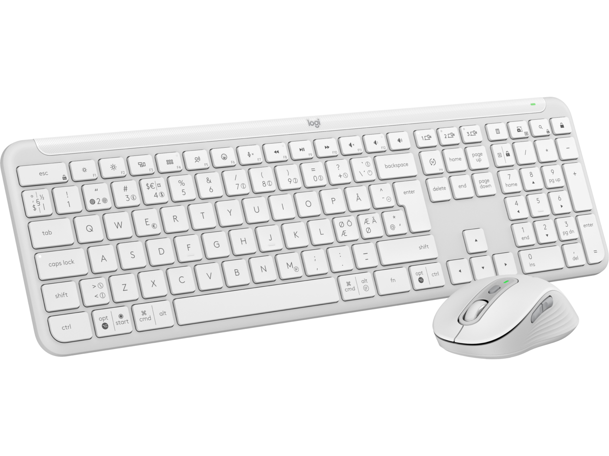 Logitech Signature Slim Combo MK950 (off-white) Mus & keyboards -kombinasjonspakker