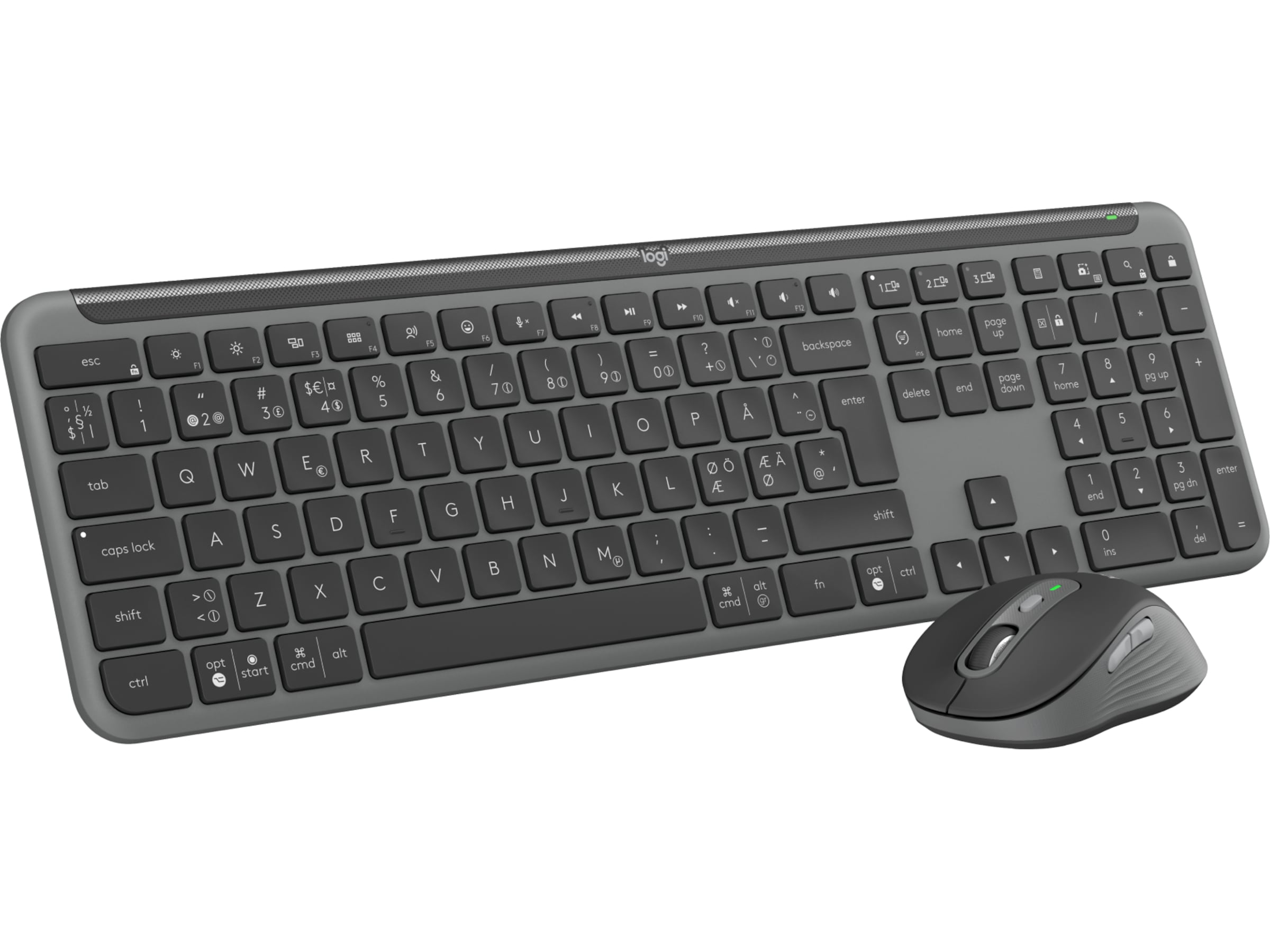 Logitech Signature Slim Combo MK950 (graphite) Mus & keyboards -kombinasjonspakker