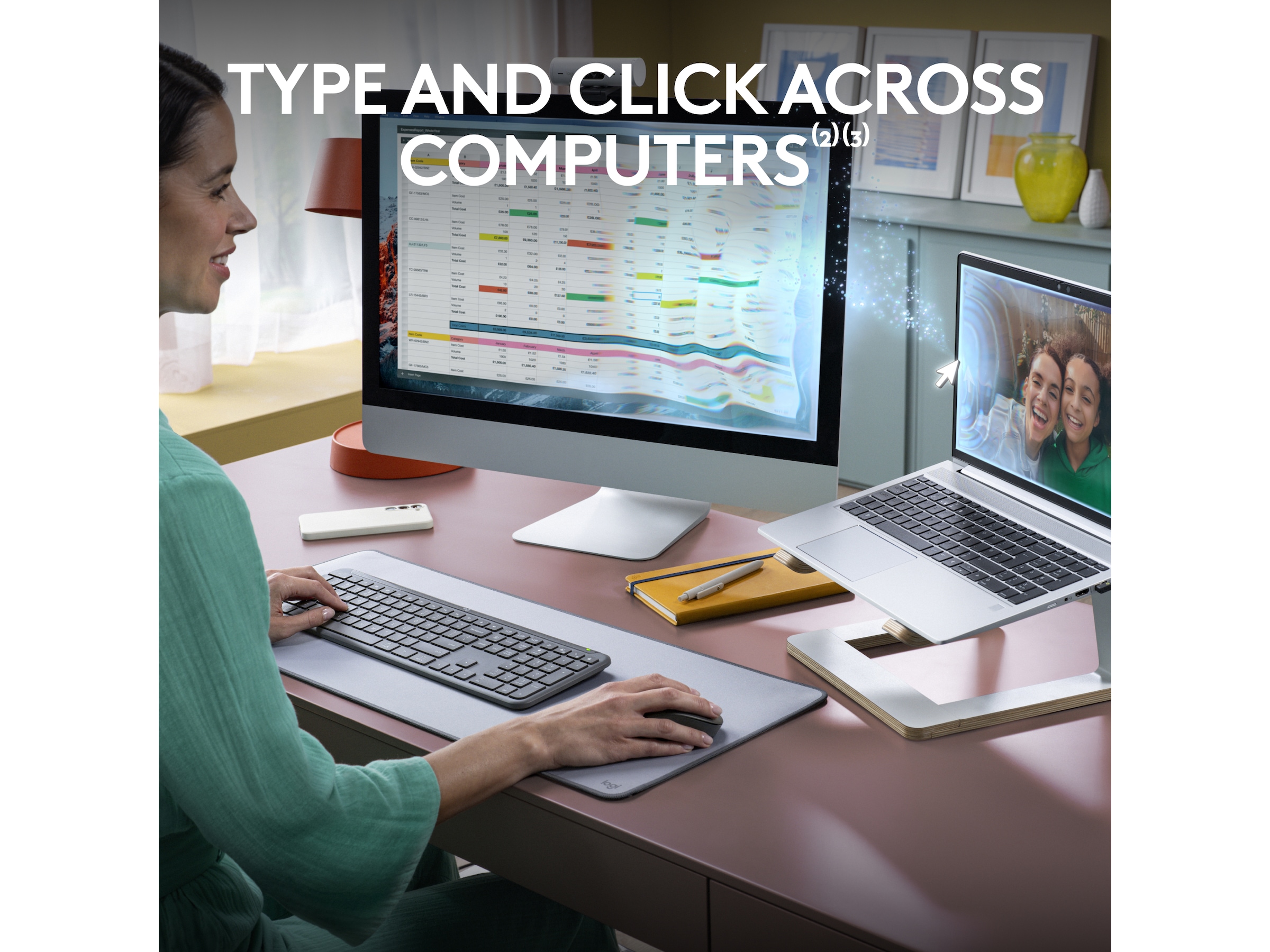 Logitech Signature Slim Combo MK950 (graphite) Mus & keyboards -kombinasjonspakker