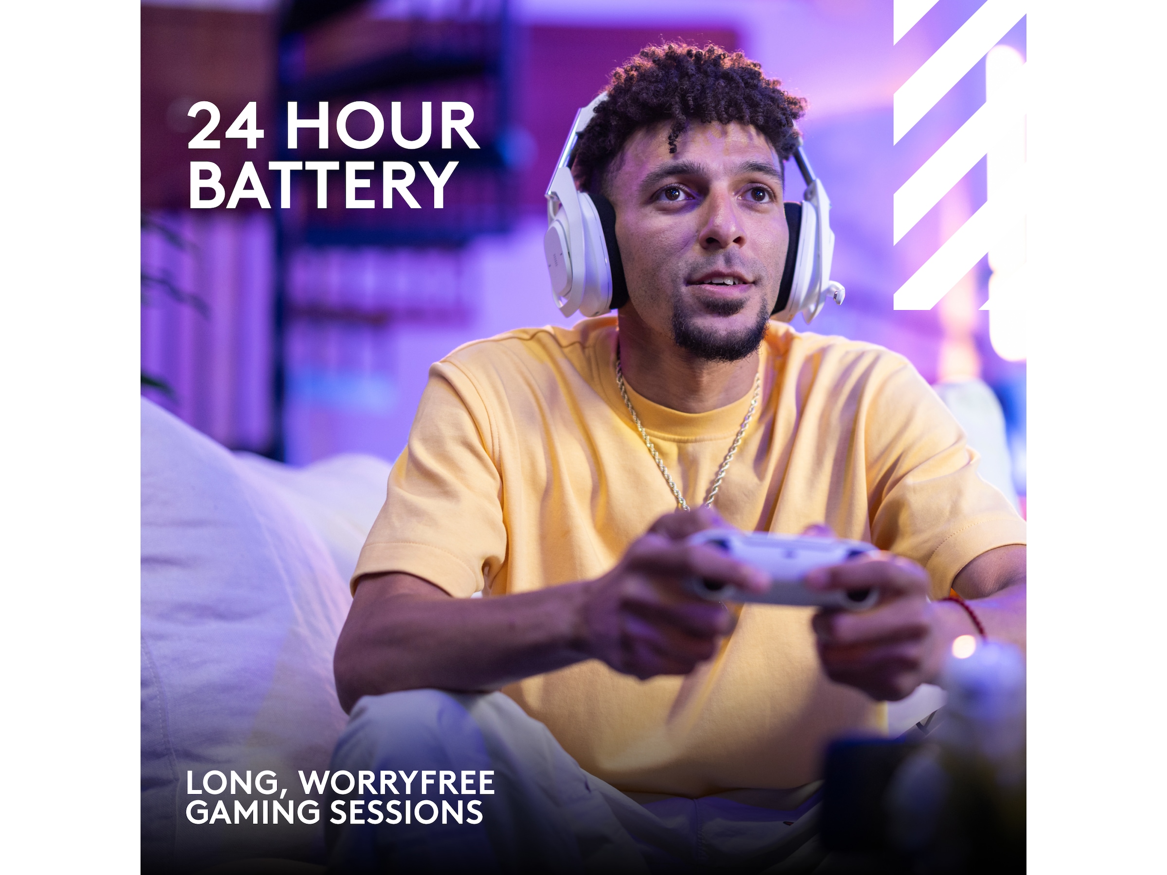 Astro A50 X LIGHTSPEED Trådløst Gaming headset + basestation (hvid) Gamingheadset