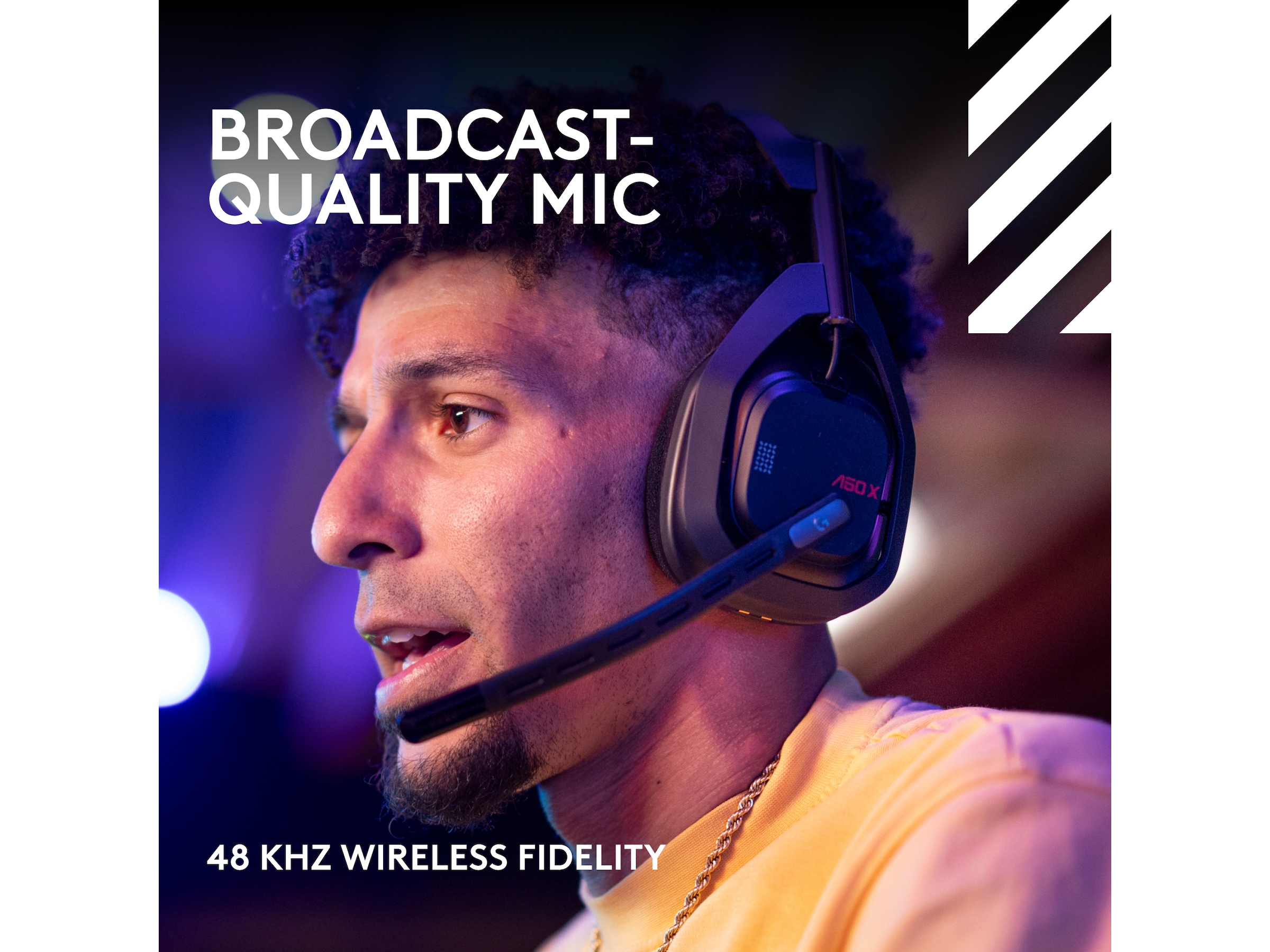 Astro A50 X LIGHTSPEED Trådløst Gaming headset + basestation (sort) Gamingheadset