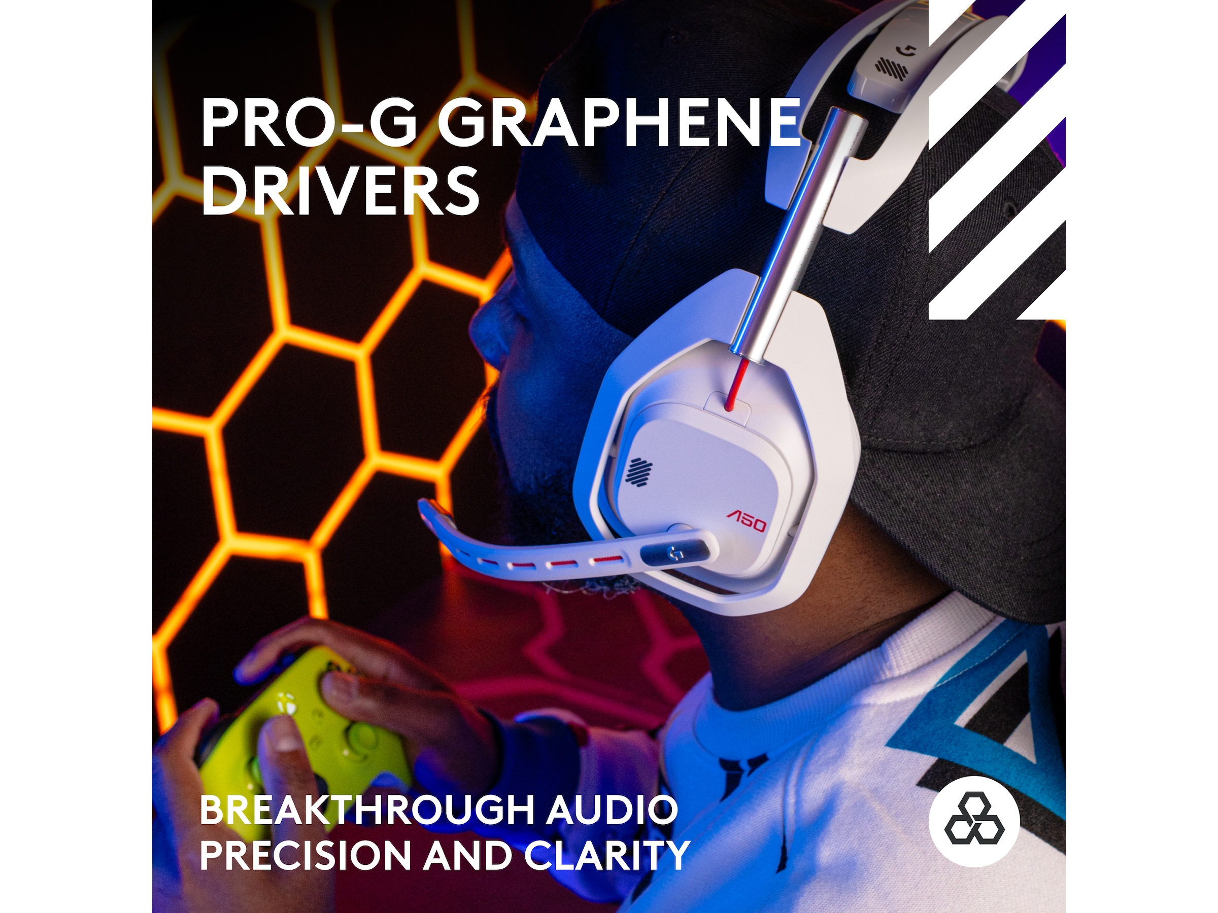 Logitech Astro A50 Lightspeed Trådløst Gamingheadset (hvid) Gamingheadset