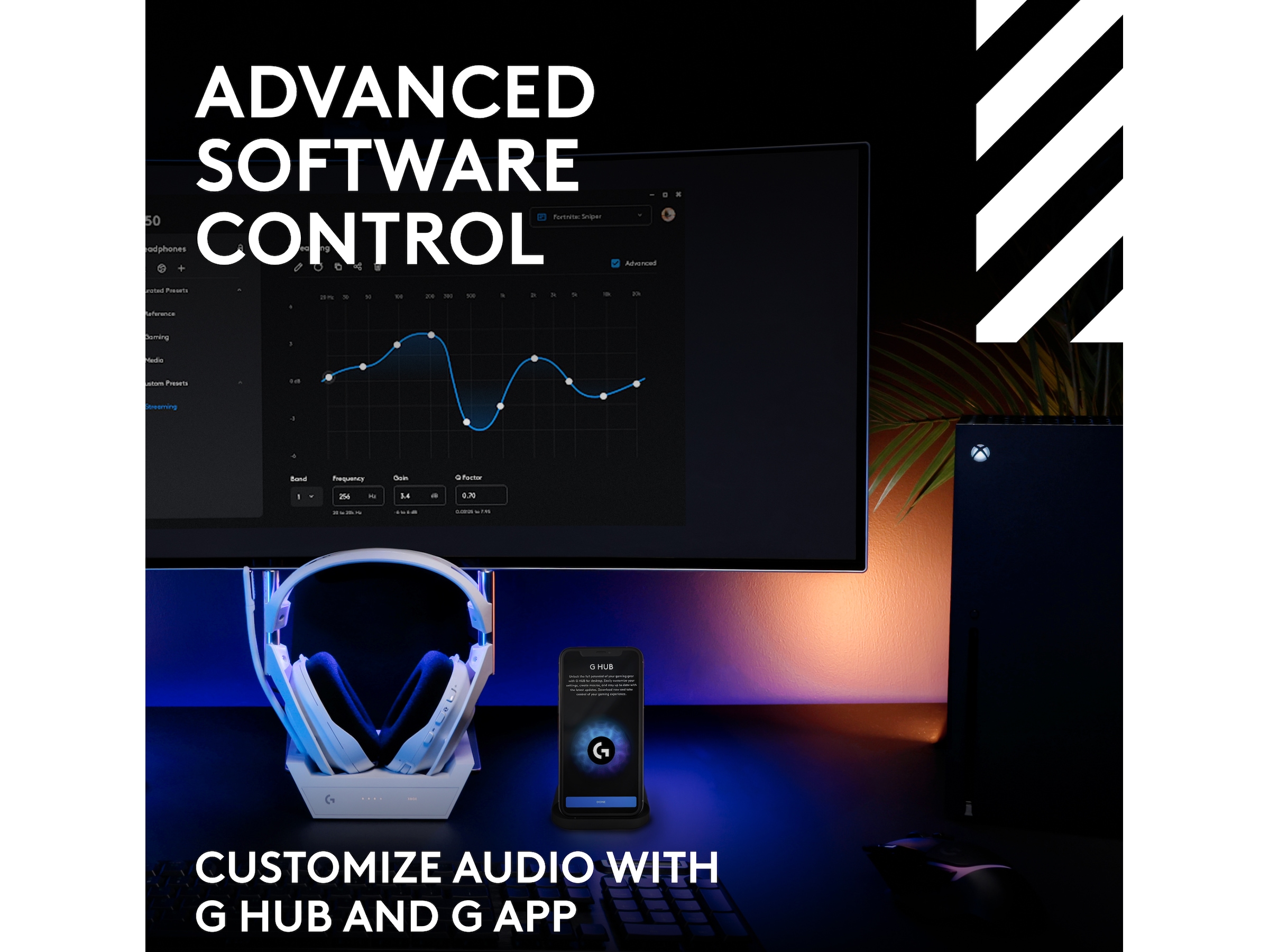 Logitech Astro A50 Lightspeed Trådløst Gamingheadset (hvid) Gamingheadset