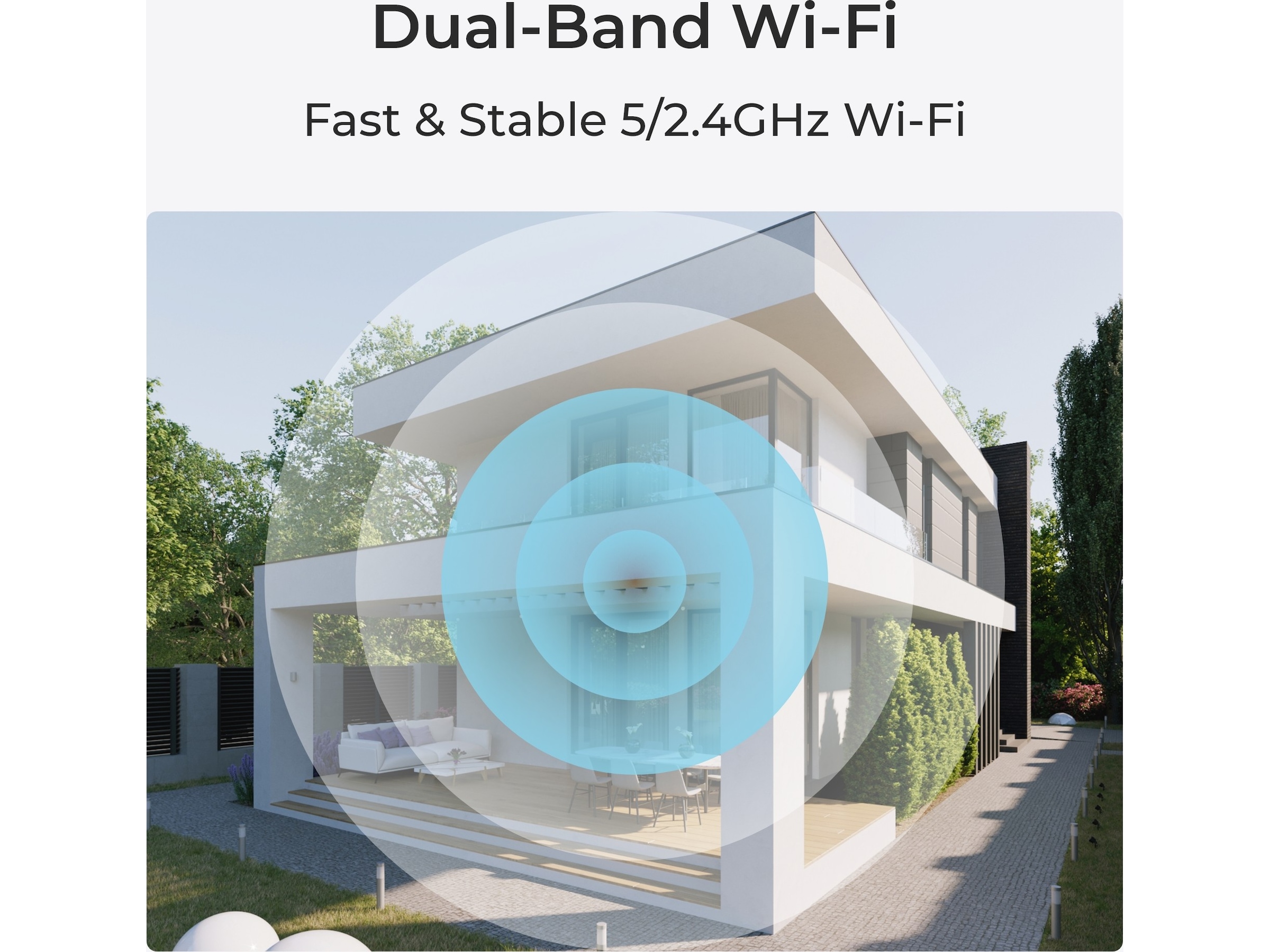 Reolink E1 Outdoor WiFi udendørs overvågningskamera Overvågningskameraer