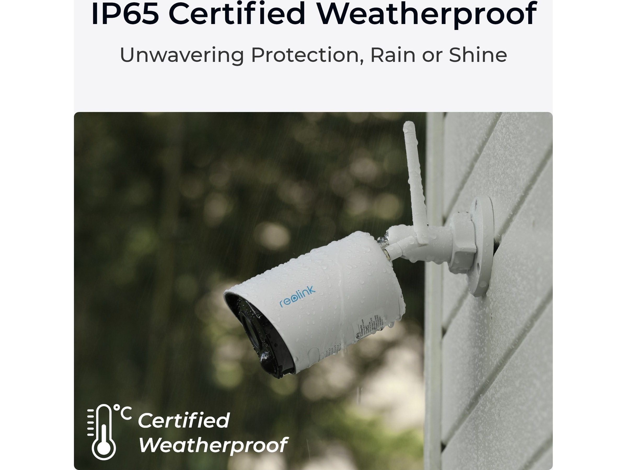 Reolink Argus Eco trådløst udendørs sikkerhedskamera Overvågningskameraer