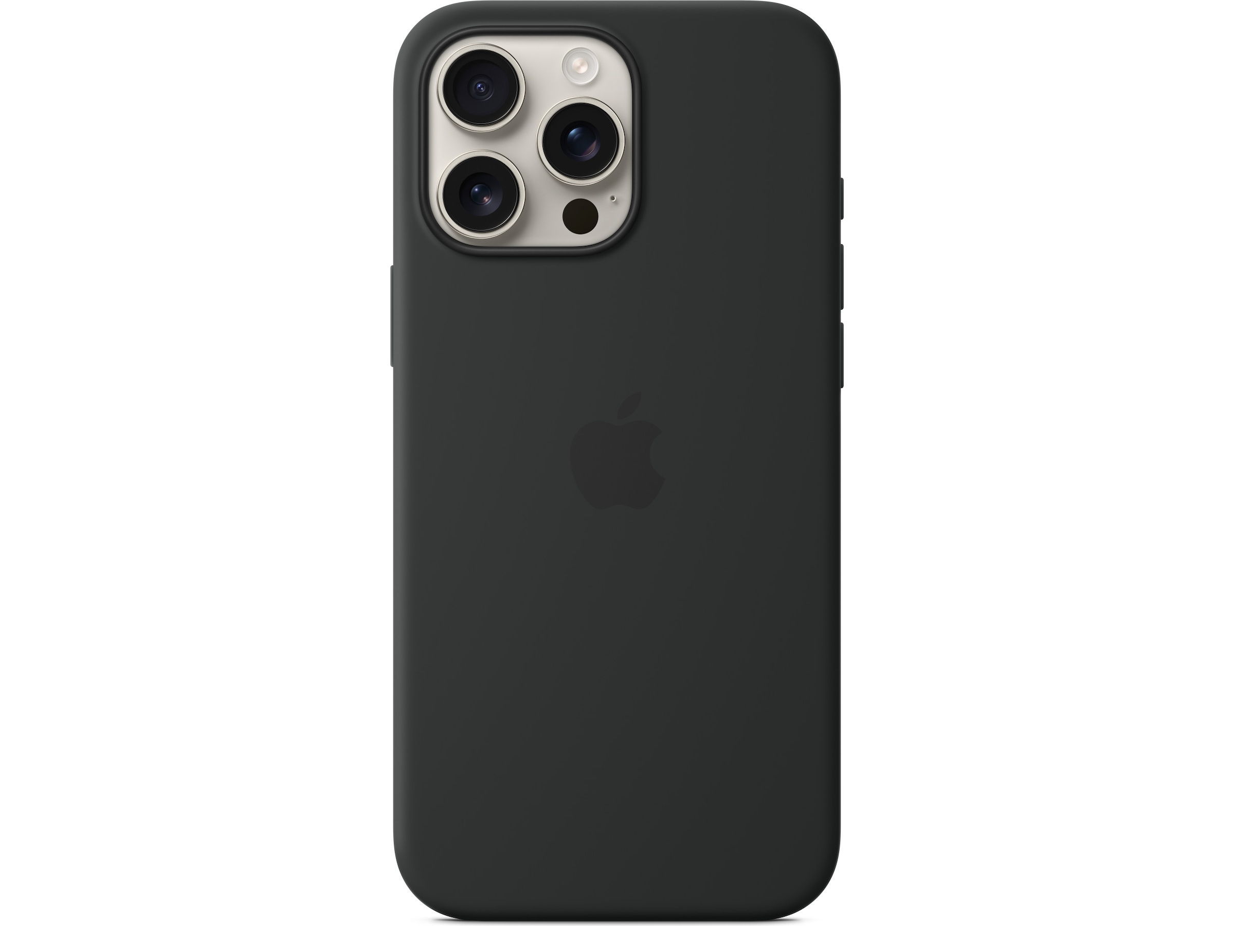 Apple iPhone 16 Pro Max Silikoncover sort) Mobilcover