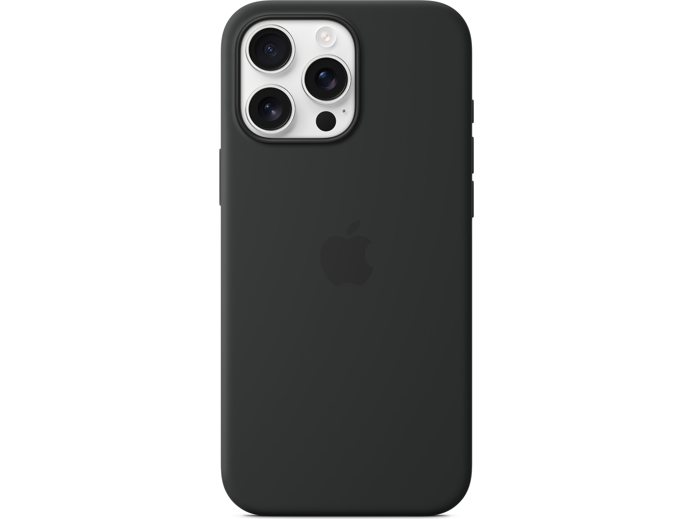 Apple iPhone 16 Pro Max Silikoncover sort) Mobilcover