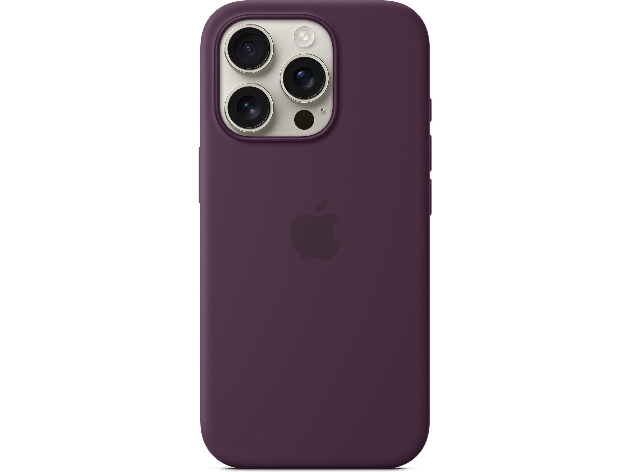 Apple iPhone 16 Pro Silikonecover (blomme) Mobilcover