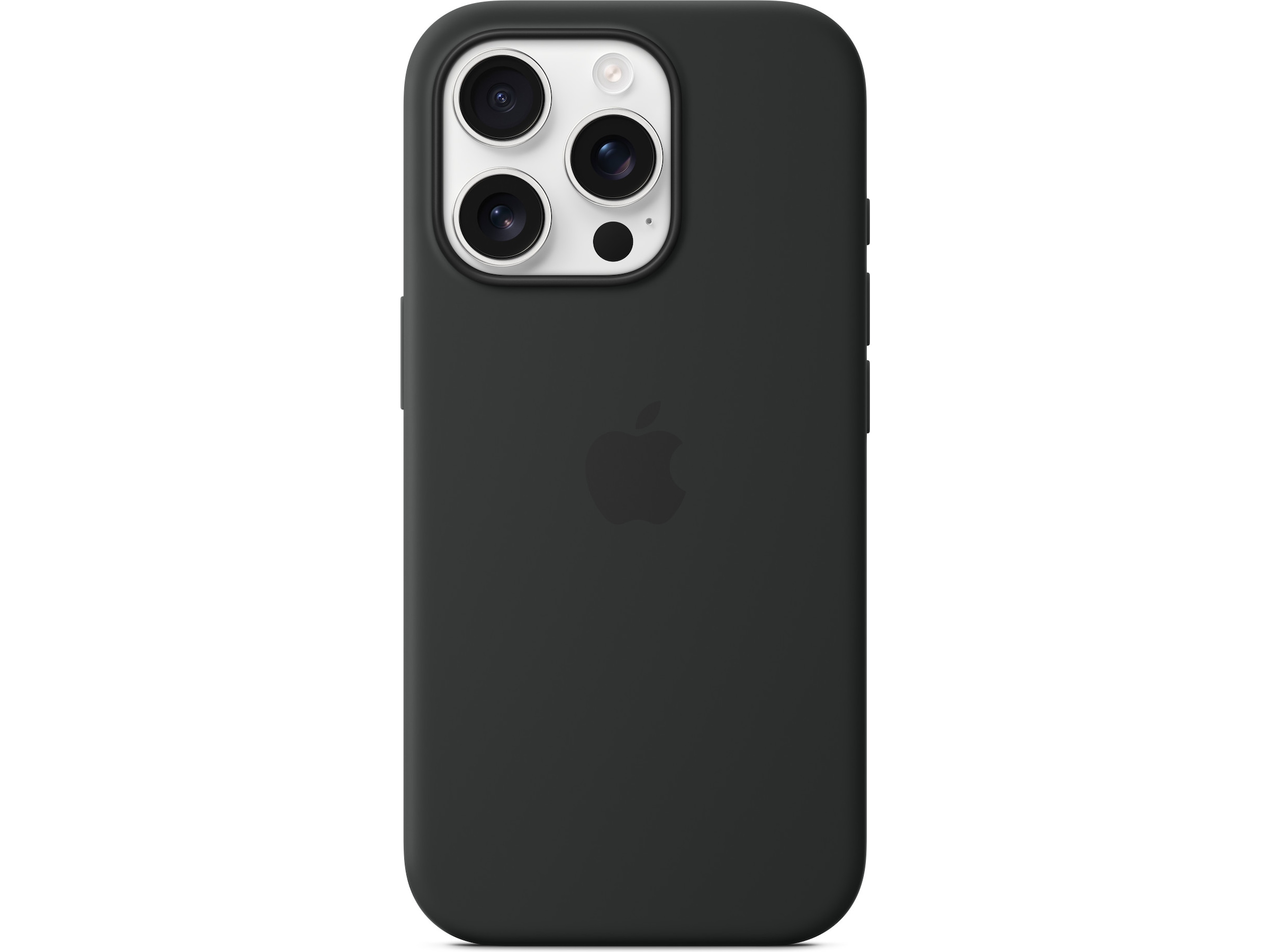 Apple iPhone 16 Pro Silikoncover (sort) Mobilcover
