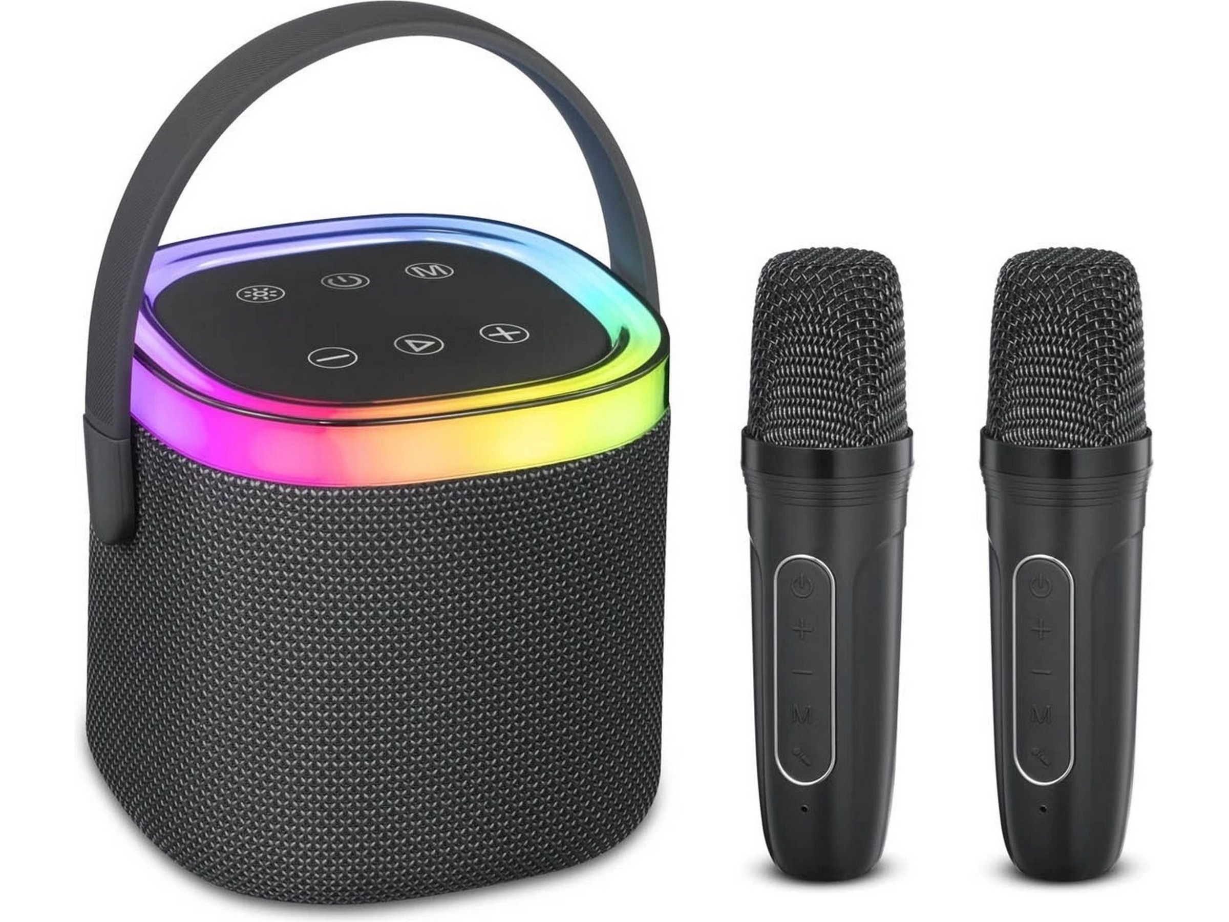 Andersson KEM-D3000 Bærbar karaoke højttaler med 2 mikrofoner Trådløs / Bluetooth højttaler