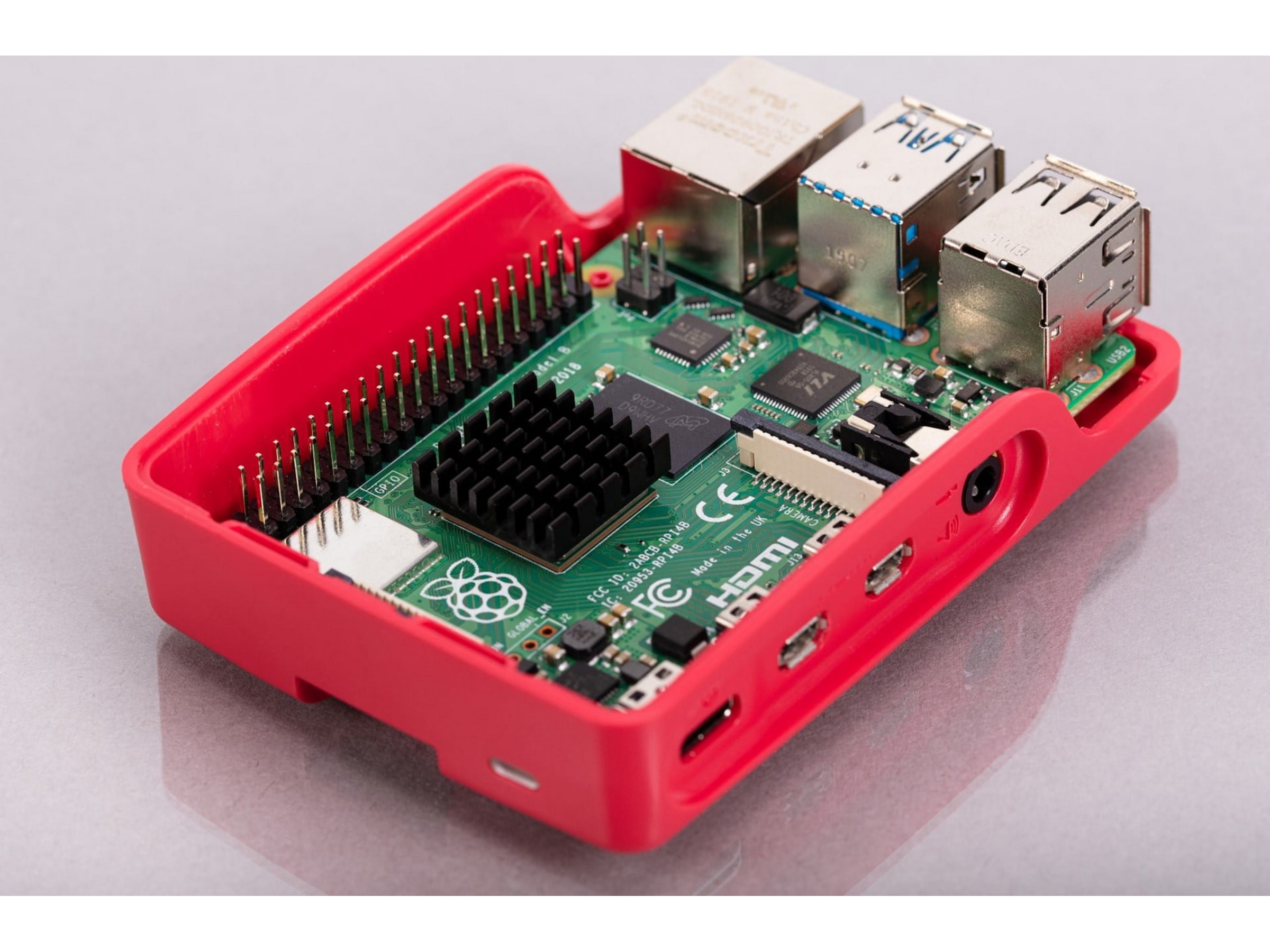 Raspberry Pi ventilator og heatsink til Pi 4 Case Tilbehør