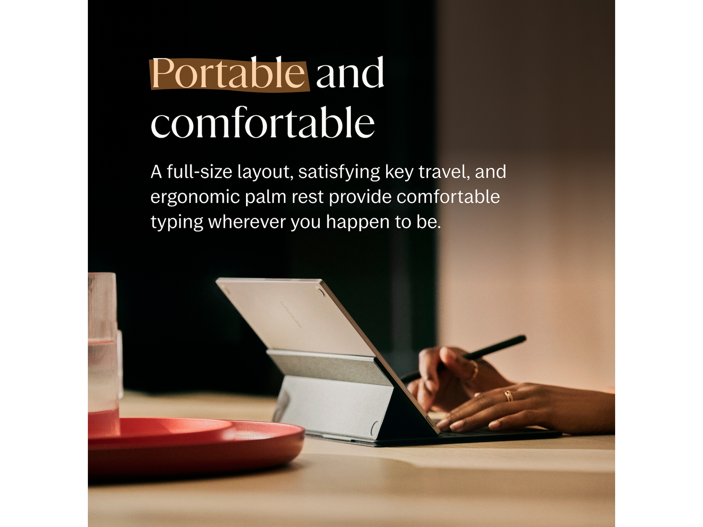 reMarkable Paper Pro Type Folio tastaturdeksel (basalt) Tilbehør til digitale paper