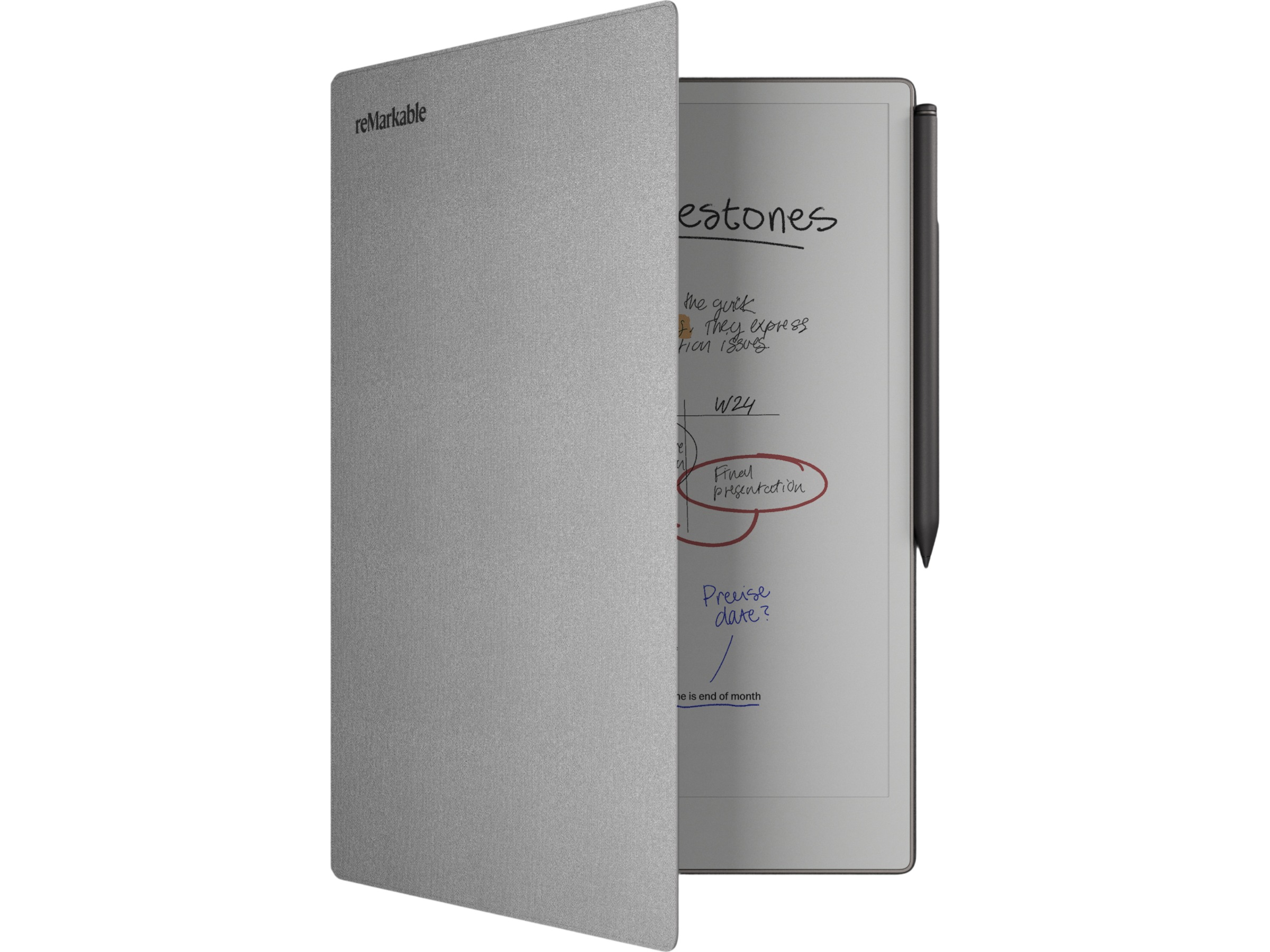 reMarkable Paper Pro Book Folio (grå) Tilbehør til digitale paper
