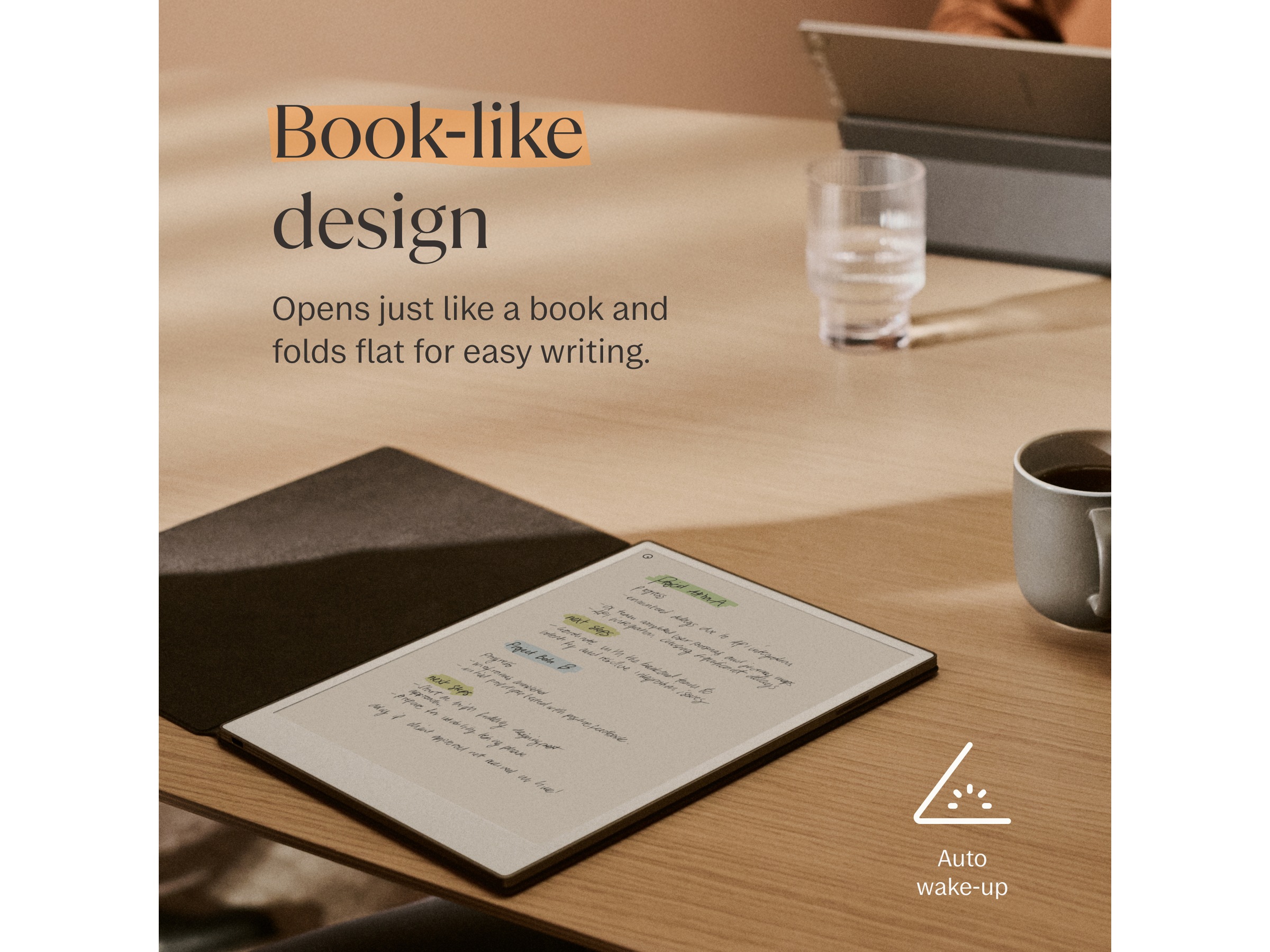 reMarkable Paper Pro Book Folio (grå) Tilbehør til digitale paper