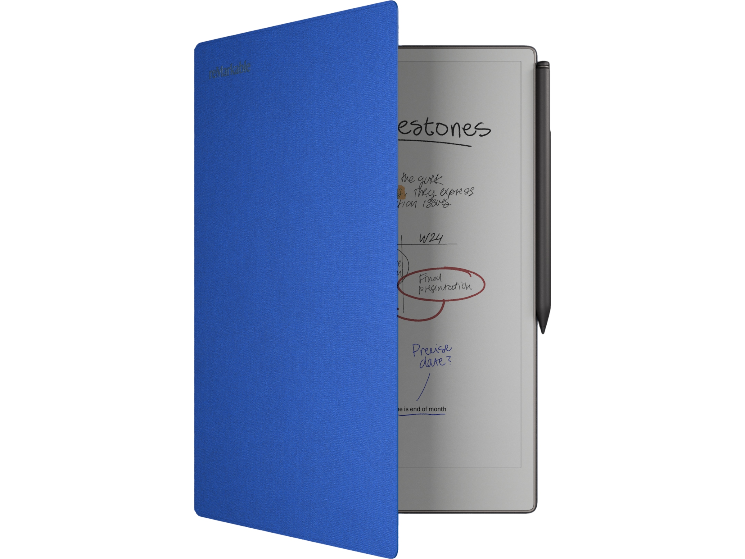 reMarkable Paper Pro Book Folio (kobolt) Tilbehør til digitale paper