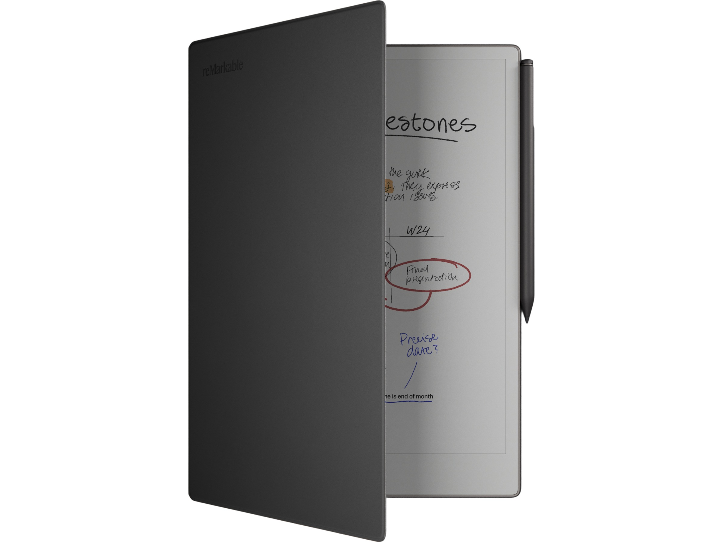 reMarkable Paper Pro Book Folio (sort) Tilbehør til digitale paper