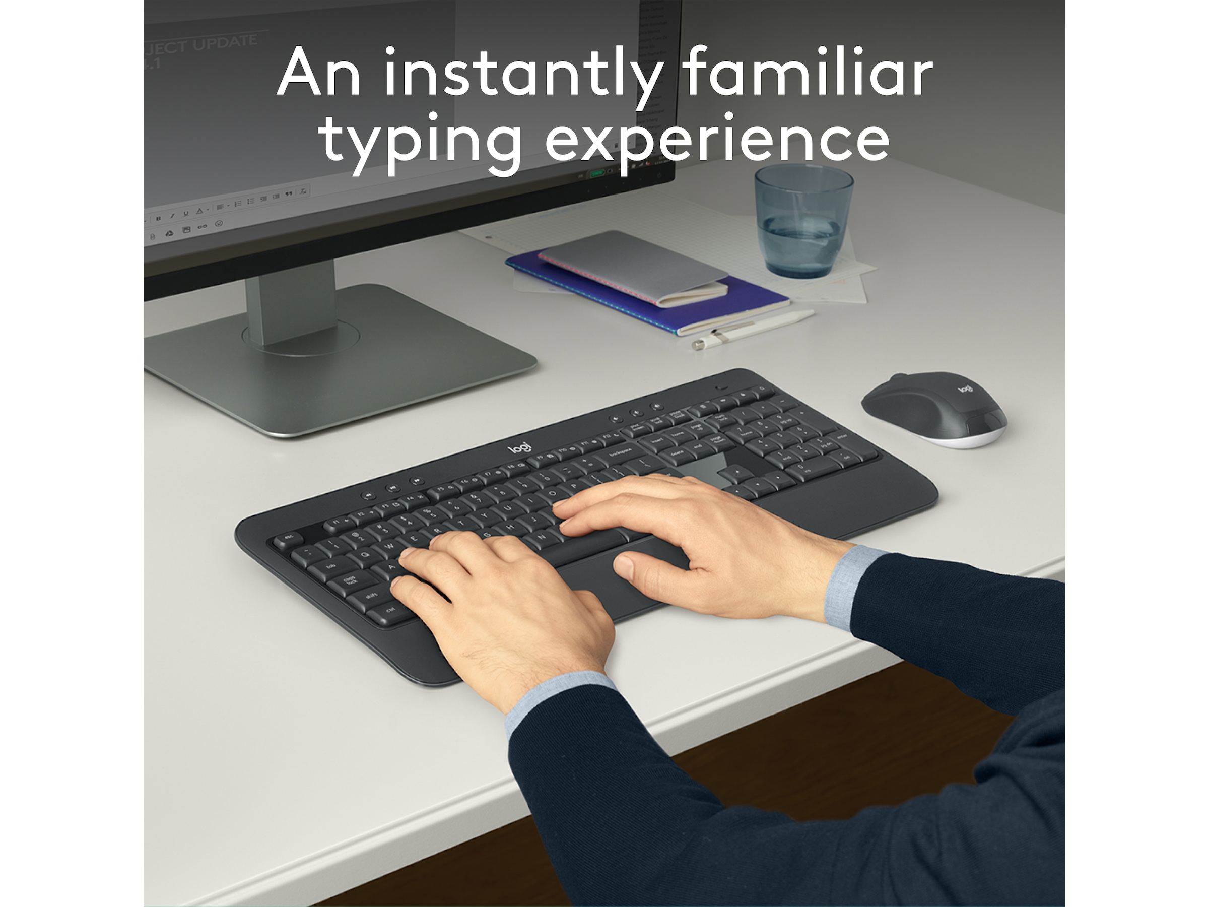 Logitech MK540 Advanced Combo Trådløs Mus & keyboards -kombinasjonspakker