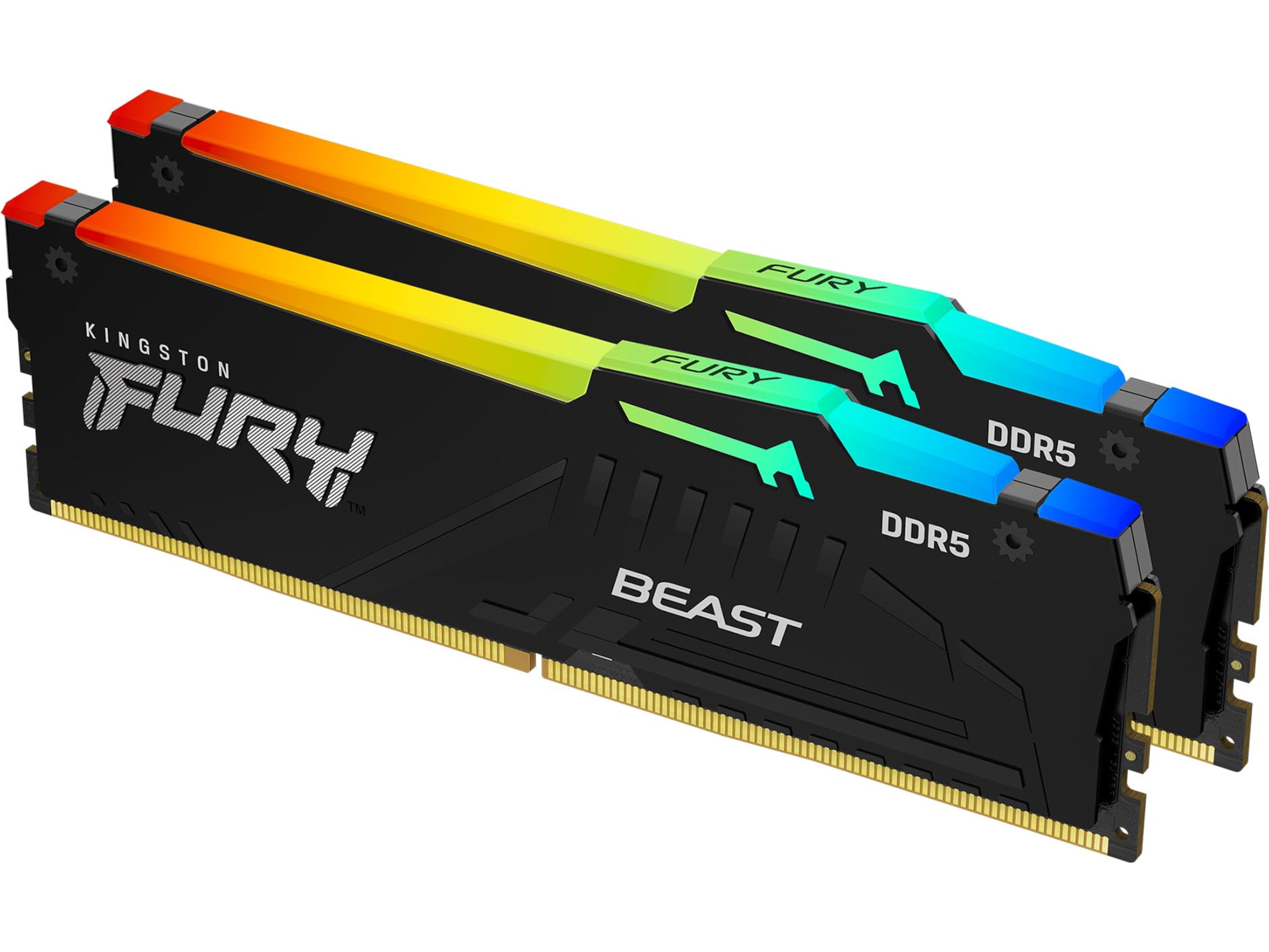 Kingston FURY Beast RGB DDR5 6000MHz 64GB Hukommelse (RAM)