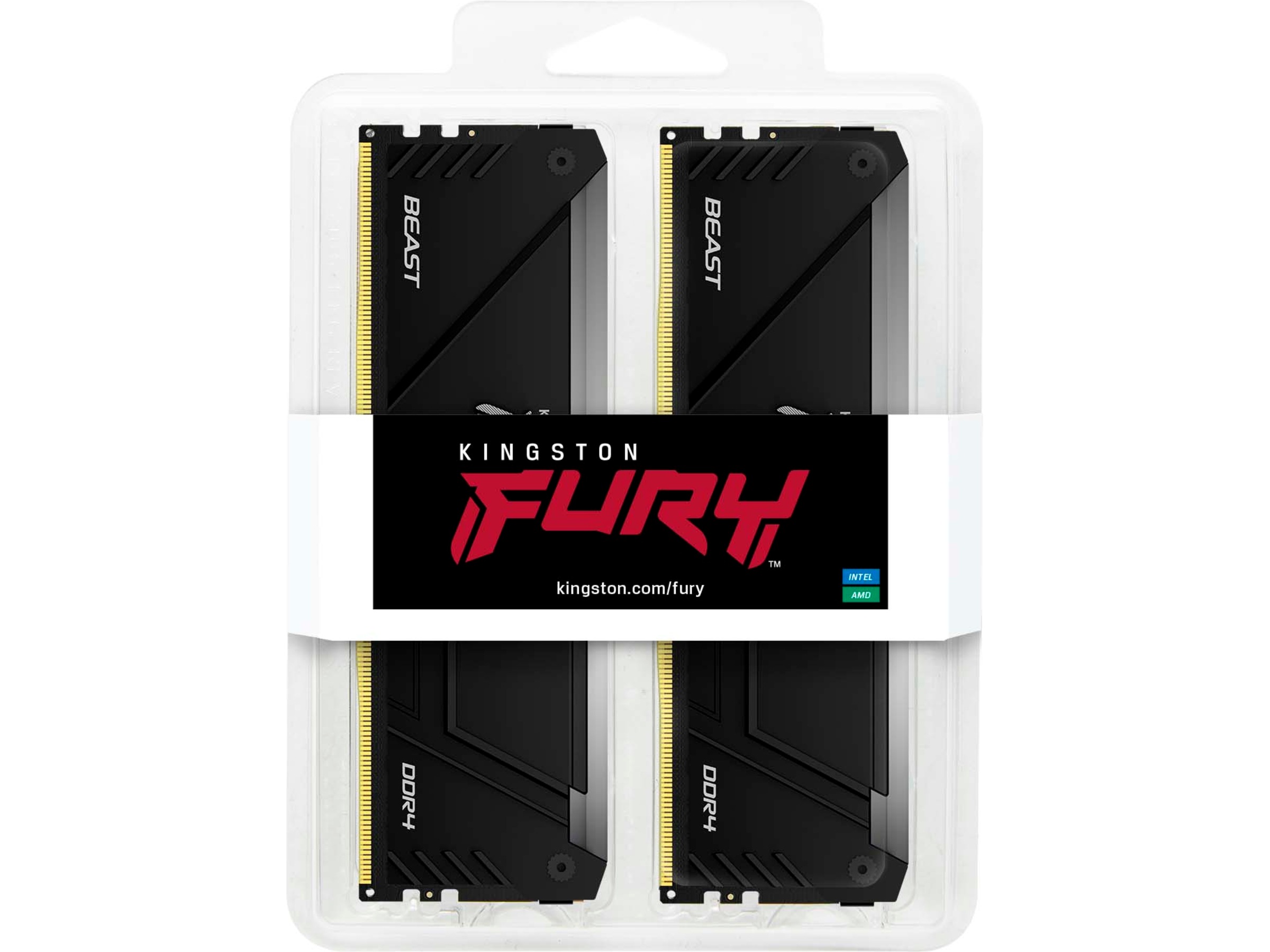 Kingston FURY Beast RGB DDR4 3600MHz 16GB Hukommelse (RAM)