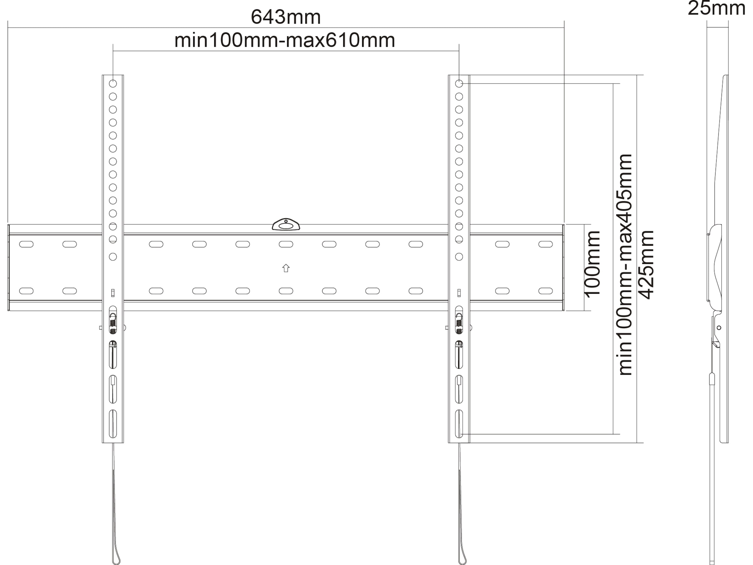 Andersson FDW 2.3 vægophæng TV slim 37-70" TV-ophæng & stativ
