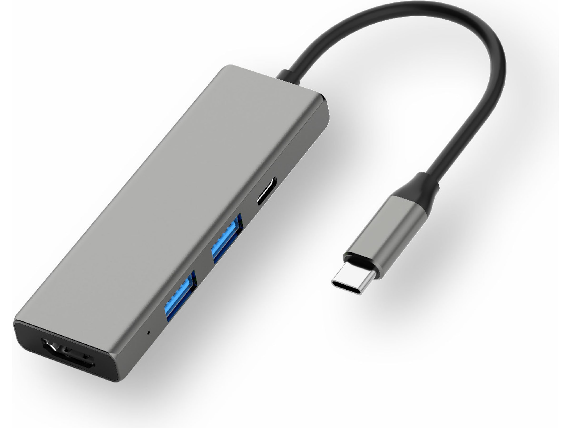 Andersson USB-C Hub (grå) Dockingstation og USB-hub