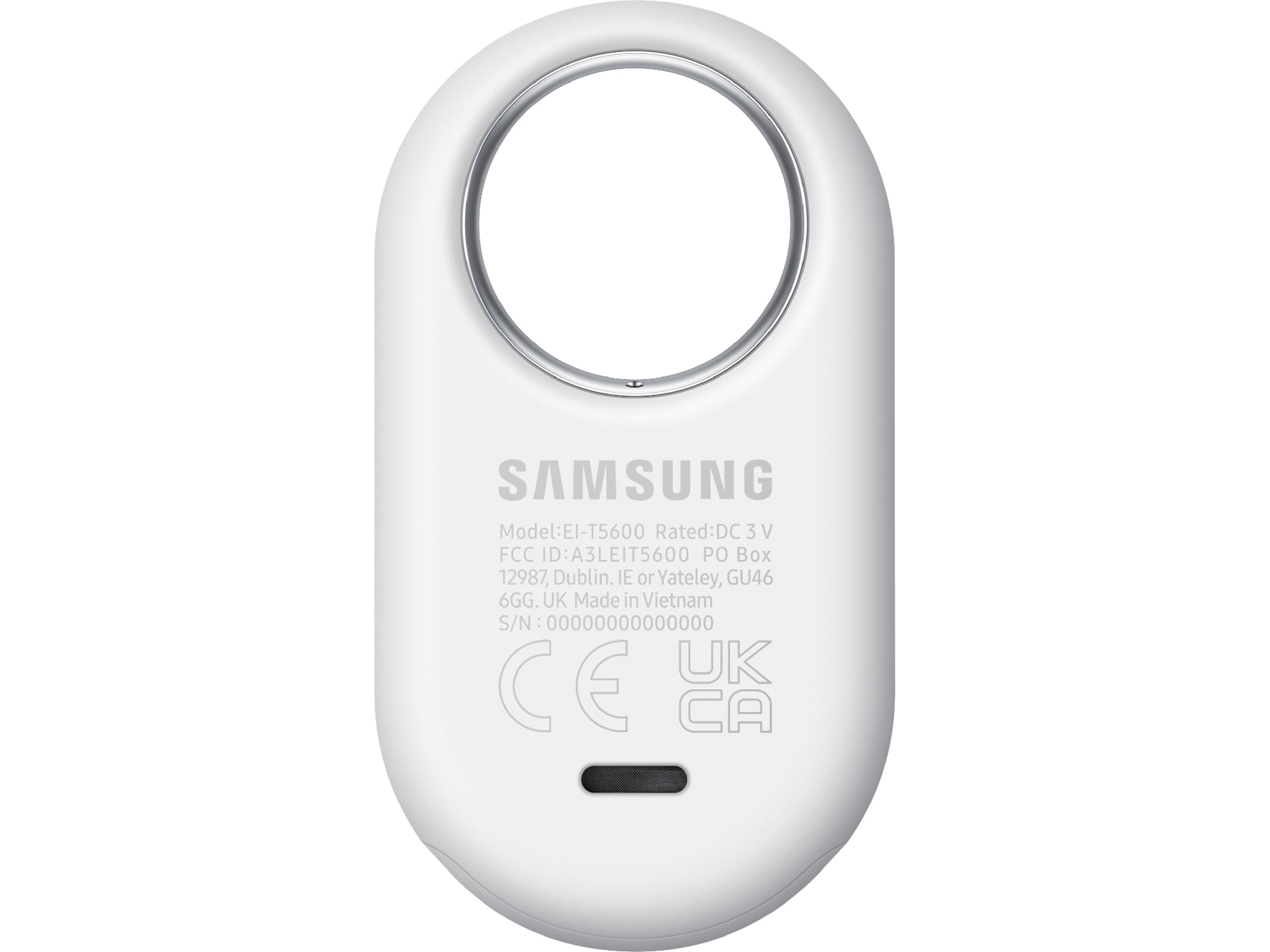 Samsung Galaxy SmartTag2 sporingschip (hvid) Bluetooth tracker & GPS