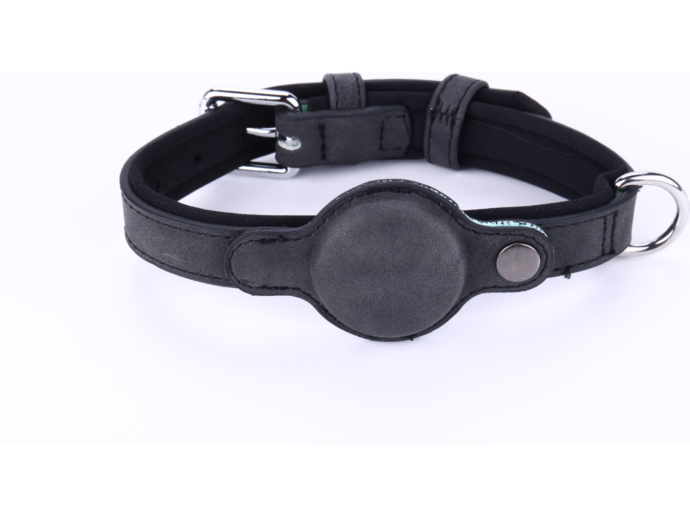 MiLi MiCollar Halsbånd til hunde, med sporingschip (sort) Bluetooth tracker & GPS
