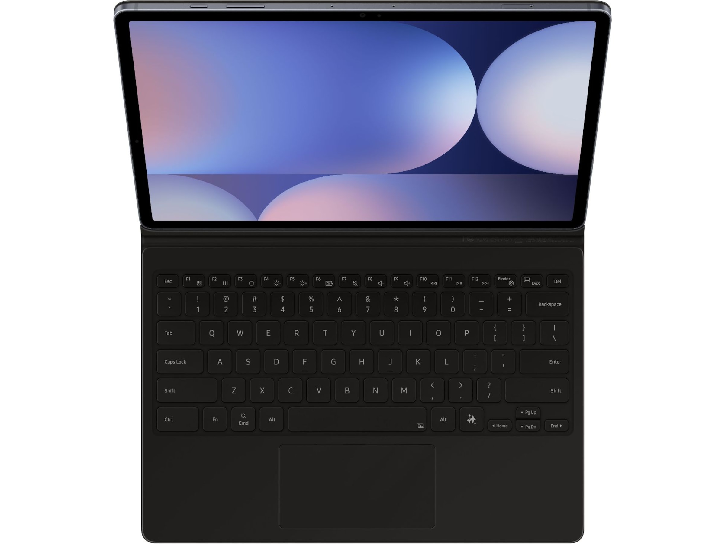 Samsung Galaxy Tab S10+ / S9+ / S9 FE+ tastaturcover (sort) Cover til tablet