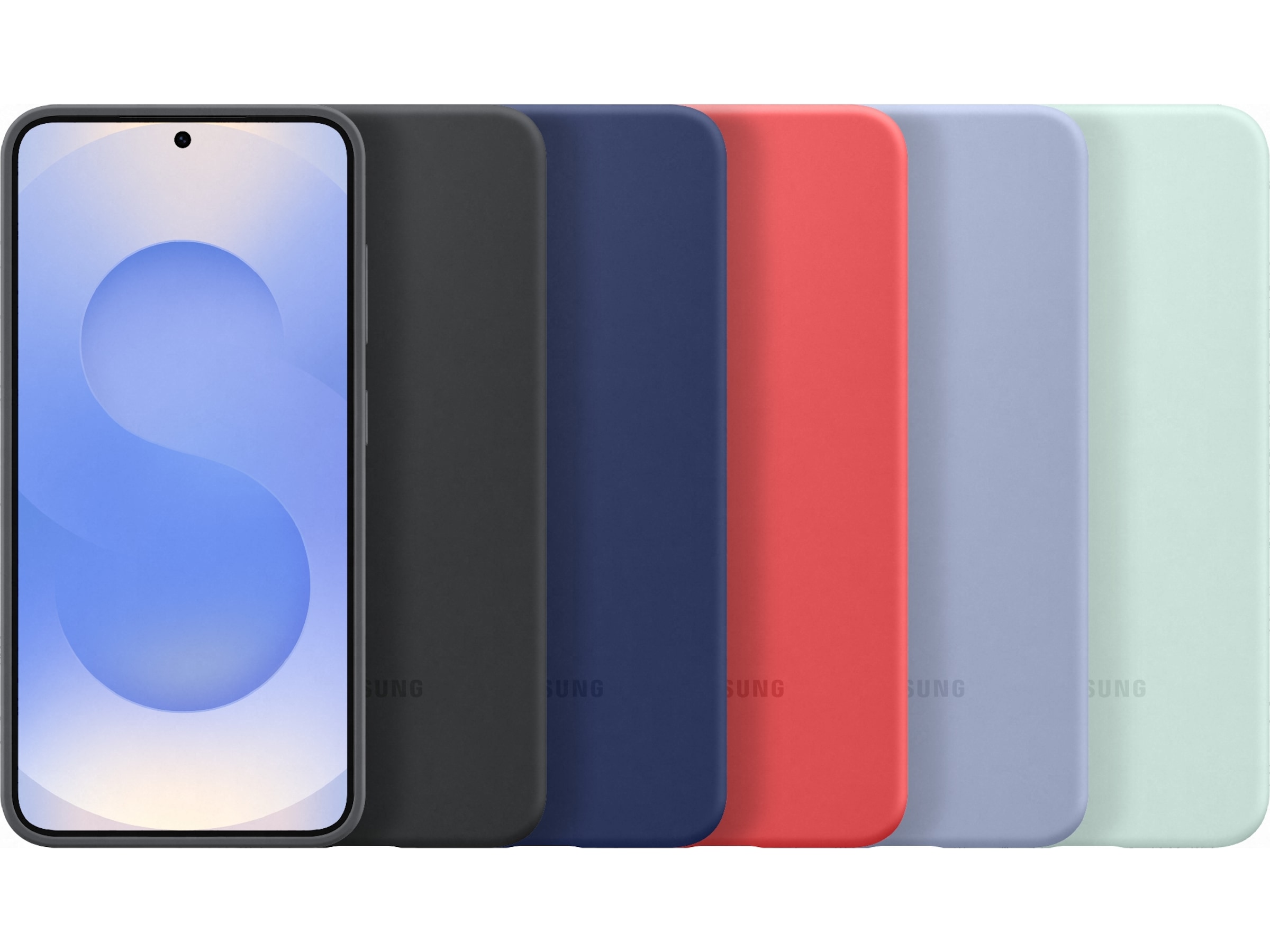 Samsung Galaxy S25 Silikone cover (sort) Mobilcover