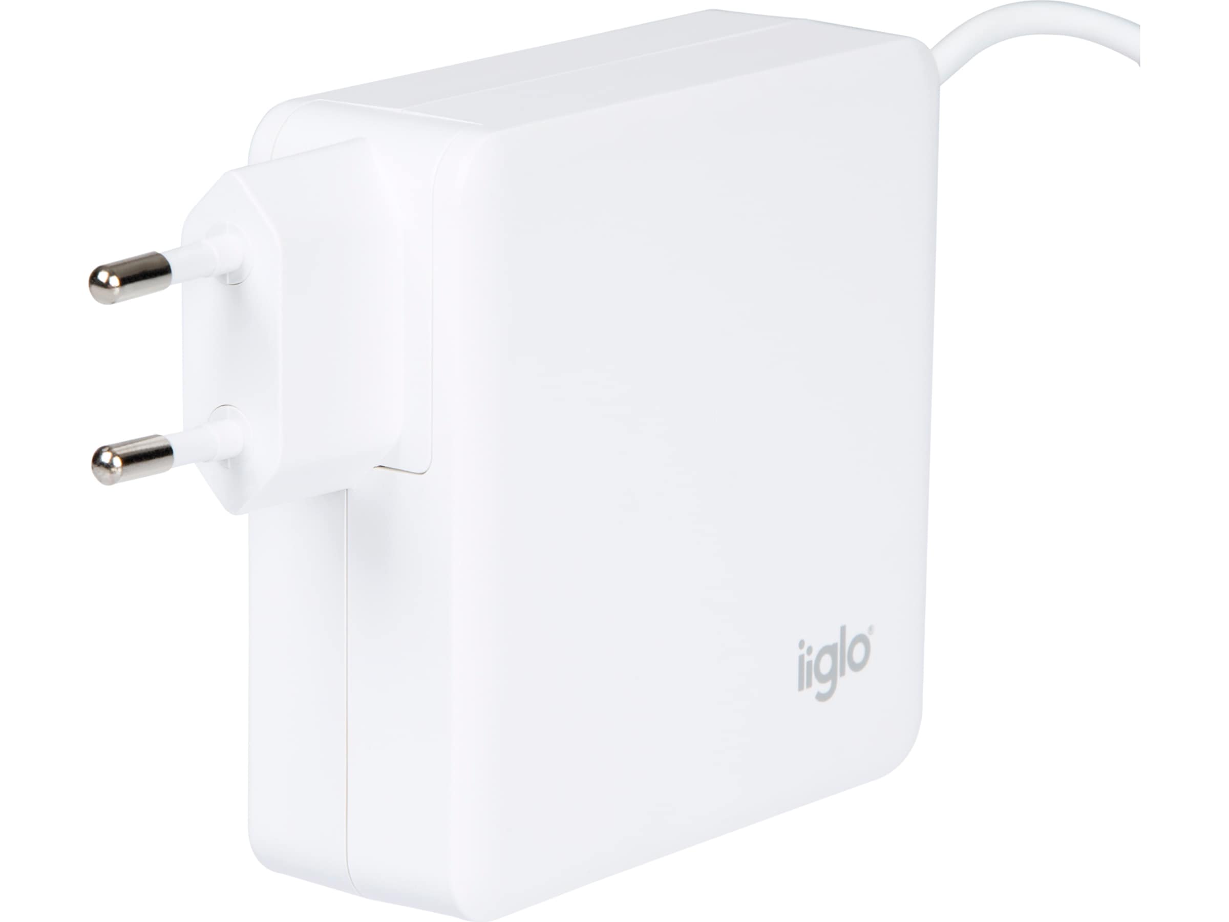 iiglo universal oplader til PC, telefon og tablet, USB-C 90W Batteri og lader