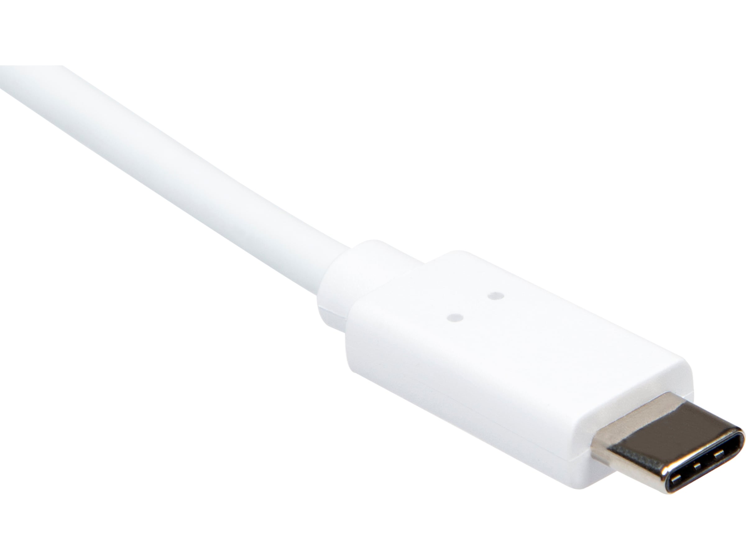 USB-A til USB-C kabel 2m (hvid) USB-kabler