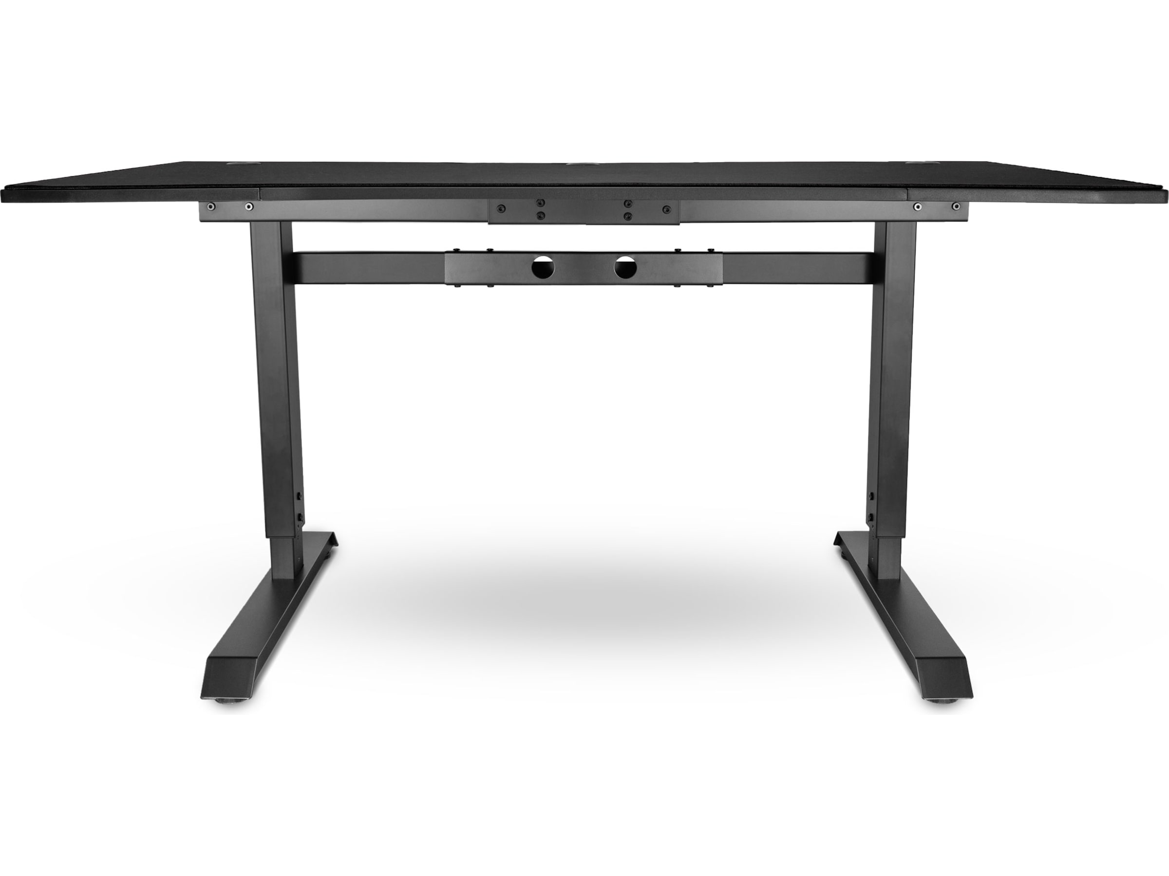 Svive Altair Gaming Desk mat sort med sorte sømme Gamingdesk