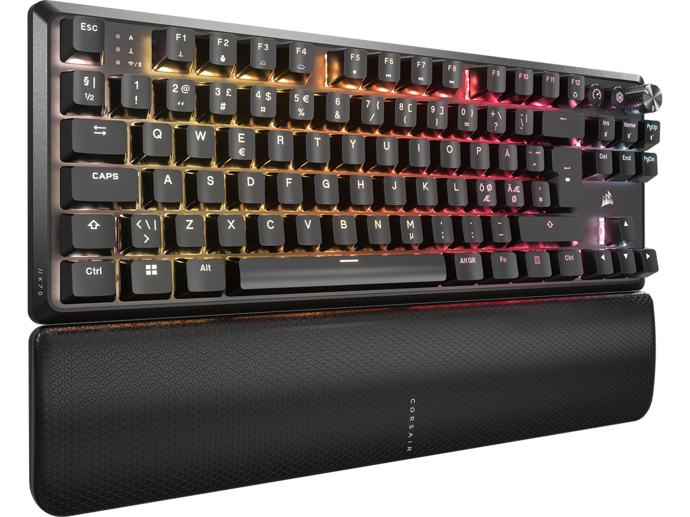 Corsair K70 Core TKL RGB trådløst gamingtastatur (sort) Gamingkeyboard