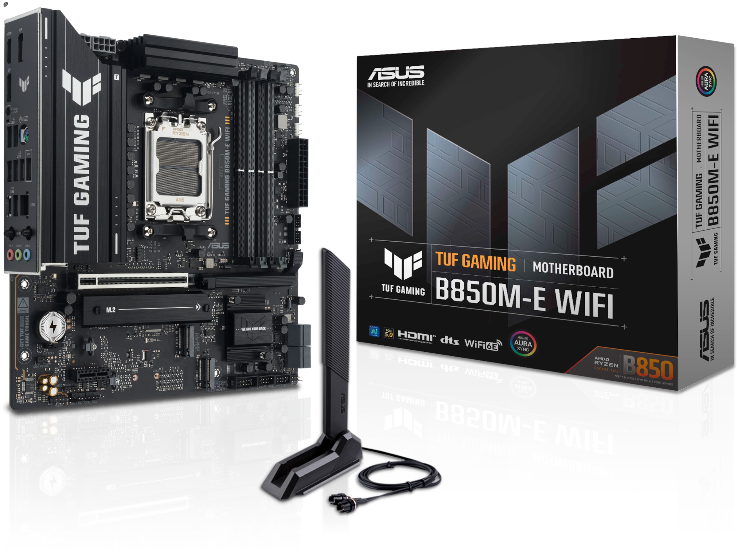 Asus TUF Gaming B850M-E WIFI Bundkort AMD Socket